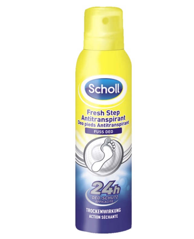 Xịt khử mùi hôi chân Scholl Fresh step antiperspirant