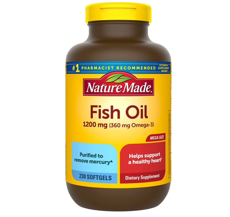 Viên dầu cá Nature Made Fish Oil 1200mg 200 viên